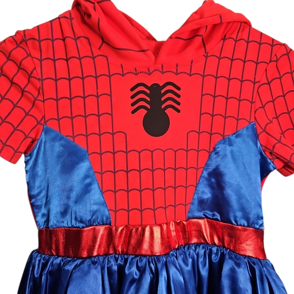 Marvel Spider-Man Girls Costume Dress LG+ - Picture 4 of 6